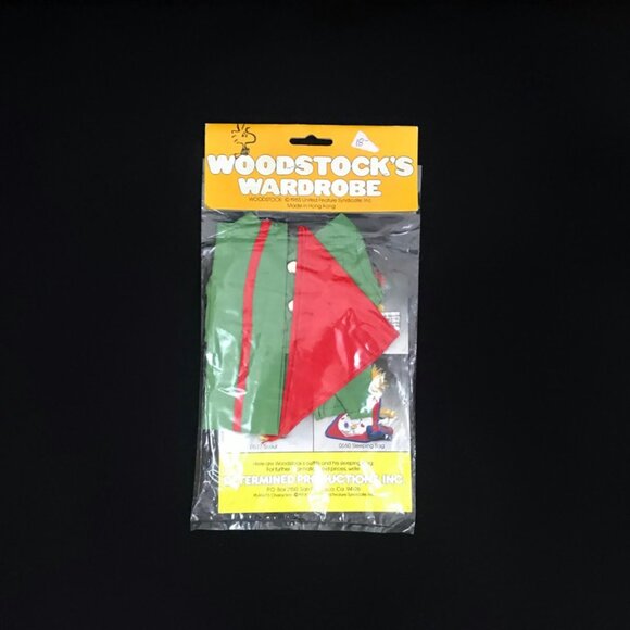 Vintage 80s Woodstock Wardrobe Beagle Scouts outfit Peanuts Snoopy - Picture 3 of 3